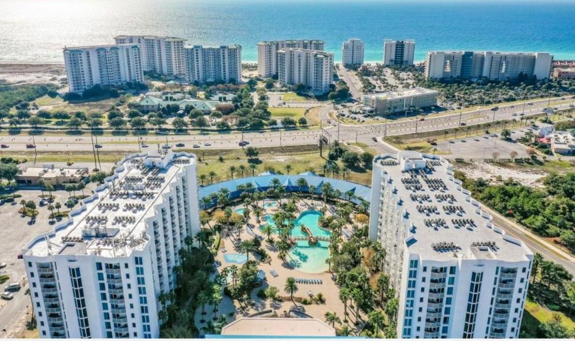 5 Star Resort 2Br 2 Bath King Suite Shuttle Pools Across From Beach 2208 Дестин Екстериор снимка